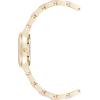Anne Klein Women’s Resin Bracelet Watch(Gold/Iridescent White 2)