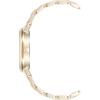Anne Klein Women’s Resin Bracelet Watch(Gold/Iridescent White)