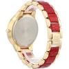 Anne Klein Women’s Resin Bracelet Watch(Gold/Red)