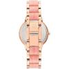 Anne Klein Women’s Resin Bracelet Watch(Pearlescent Pink/Rose Gold)
