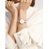 Anne Klein Women’s Resin Bracelet Watch(Pearlescent Pink/Rose Gold)
