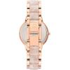 Anne Klein Women’s Resin Bracelet Watch(Pearlescent White/Rose Gold)
