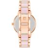 Anne Klein Women’s Resin Bracelet Watch(Rose Gold/Iridescent)