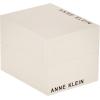 Anne Klein Women’s Strap Watch, AK/3702(Black/Rose Gold)