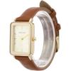 Anne Klein Women’s Strap Watch, AK/3702(Brown/Gold)