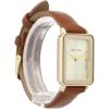 Anne Klein Women’s Strap Watch, AK/3702(Brown/Gold)