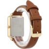 Anne Klein Women’s Strap Watch, AK/3702(Brown/Gold)