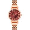 Burgundy/Rose Gold