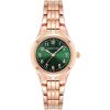 Anne Klein Women’s Bracelet Watch(Rose Gold/Green)