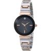 Anne Klein Women’s Genuine Diamond Dial Bracelet Watch(Silver/Rose Gold/Navy Blue)