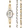 Anne Klein Women’s Genuine Diamond Dial Bracelet Watch(Two-Tone)