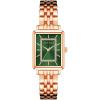 Anne Klein Women’s Glitter Accented Bracelet Watch(Rose Gold/Green)