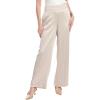 Anne Klein Women’s Pull on High Rise Wide Leg Pant (Lined)(Canvas)