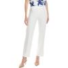 Anne Klein Womens Pull on Hollywood Waist Straight Ankle ((Bright White)