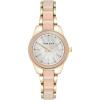 Anne Klein Women’s Resin Bracelet Watch(Gold/Iridescent White 2)