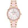 Anne Klein Women’s Resin Bracelet Watch(Rose Gold/Iridescent)