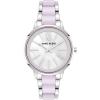 Anne Klein Women’s Resin Bracelet Watch(Silver/Iridescent)