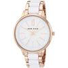 Anne Klein Women’s Resin Bracelet Watch(White/Rose Gold)