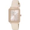 Anne Klein Women’s Strap Watch, AK/3702(Cream/Rose Gold)