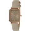 Anne Klein Women’s Strap Watch, AK/3702(Taupe/Rose Gold)