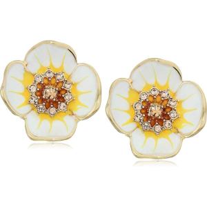 Anne Klein CE FLOWER BUTTON – GLD/WHITE MLT, ONE SIZE (60538316-I15)