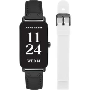 Anne Klein Connect It Illume Smartwatch Set(Black/White)