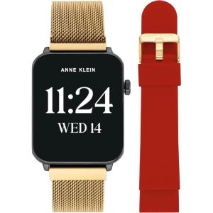 Anne Klein Connect It Stellar Smartwatch Set(Gold/Red)