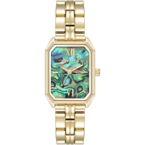 Anne Klein Women’s Bracelet Watch(Gold/Abalone)