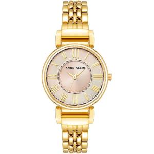 Anne Klein Women’s Bracelet Watch(Gold/Blush Pink)