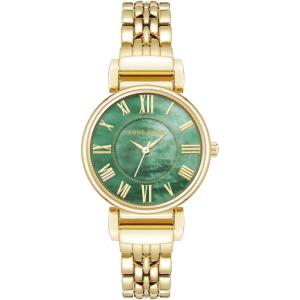 Anne Klein Women’s Bracelet Watch(Gold/Emerald Green)