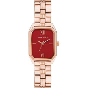Anne Klein Women’s Bracelet Watch(Rose Gold/Burgundy)