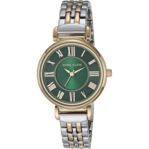Anne Klein Women’s Bracelet Watch(Two Tone/Green)