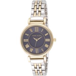 Anne Klein Women’s Bracelet Watch(Two Tone/Navy Blue)