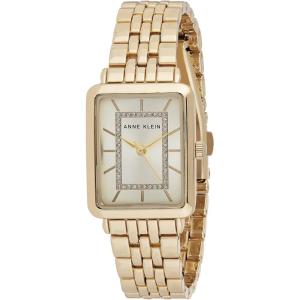 Anne Klein Women’s Glitter Accented Bracelet Watch(Gold)