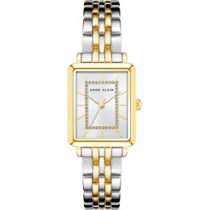 Anne Klein Women’s Glitter Accented Bracelet Watch(Two Tone)