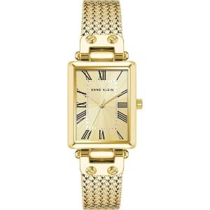 Anne Klein Women’s Mesh Bracelet Watch(Gold)