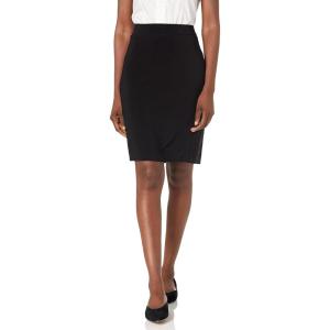 Anne Klein Women’s Pull on Pencil Skirt(Asphalt)