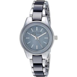 Anne Klein Women’s Resin Bracelet Watch(Silver/Grey)