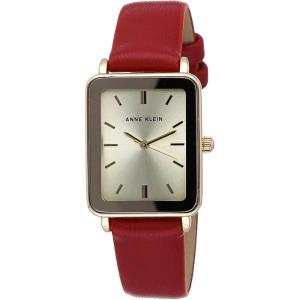 Anne Klein Women’s Strap Watch, AK/3702(Red/Gold)