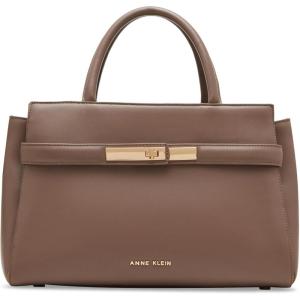 Anne Klein womens Anne Klein Triple Satchel With Detachable Strap(Mink)