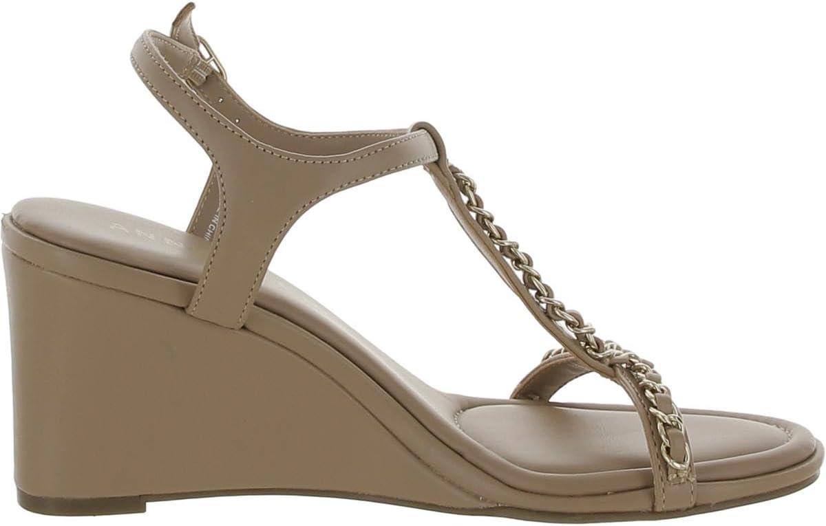 imageAnne Klein Womens Sloan Wedge SandalNude