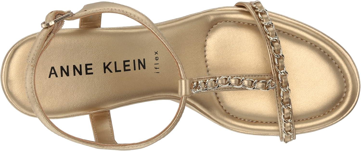 imageAnne Klein Womens Sloan Wedge SandalPlatinum