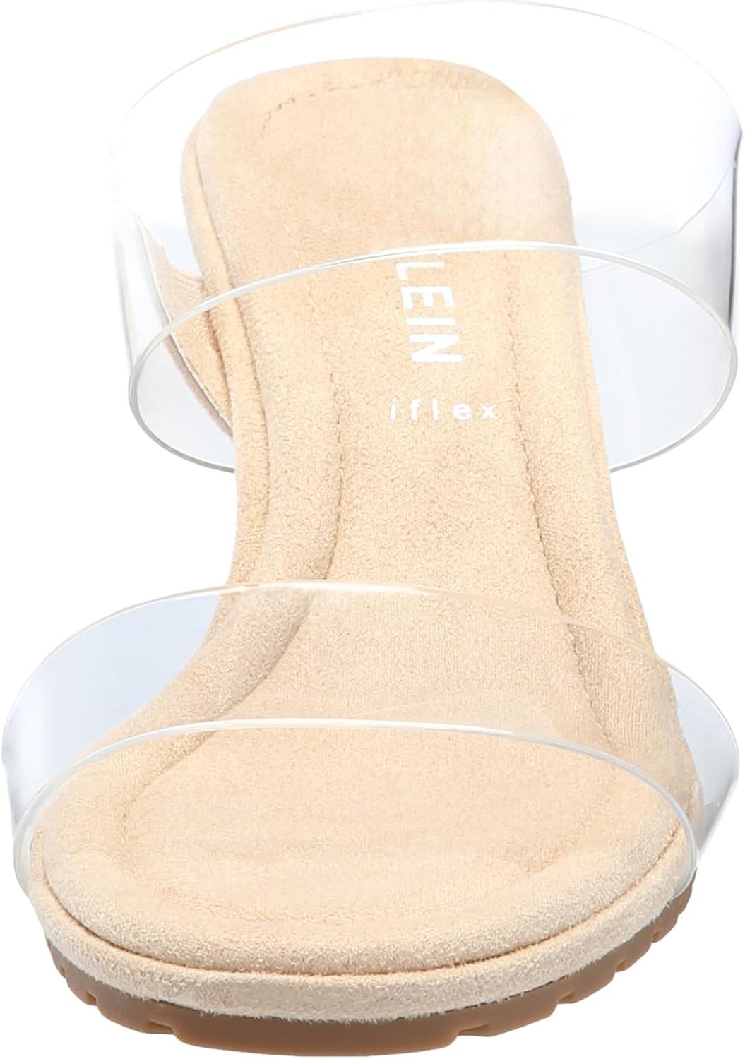 imageAnne Klein Womens Strike Espadrille Wedge SandalClear