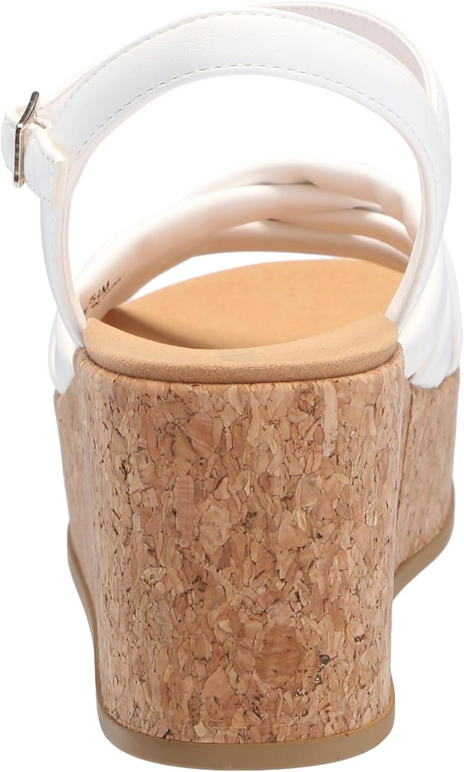 imageAnne Klein Womens Valencia Espadrille Wedge SandalWhite