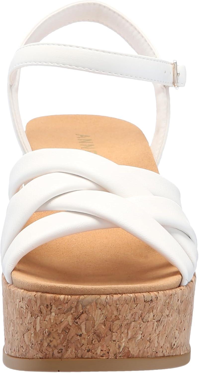 imageAnne Klein Womens Valencia Espadrille Wedge SandalWhite