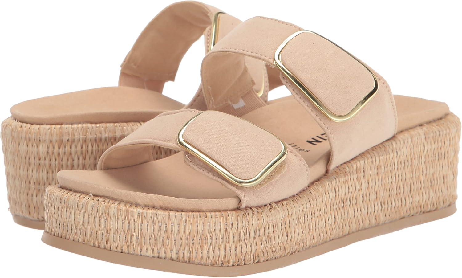 imageAnne Klein Womens Vero Wedge SandalNude