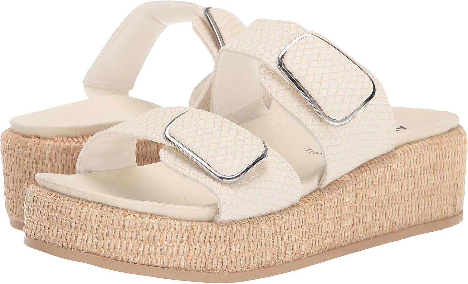 imageAnne Klein Womens Vero Wedge SandalWhite