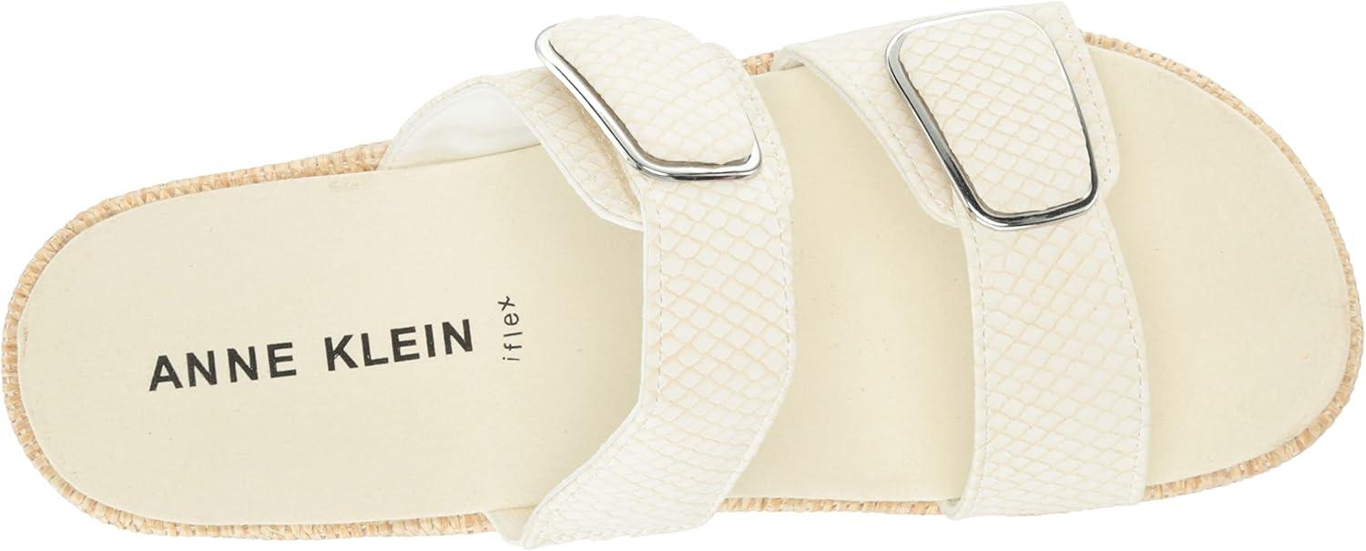imageAnne Klein Womens Vero Wedge SandalWhite
