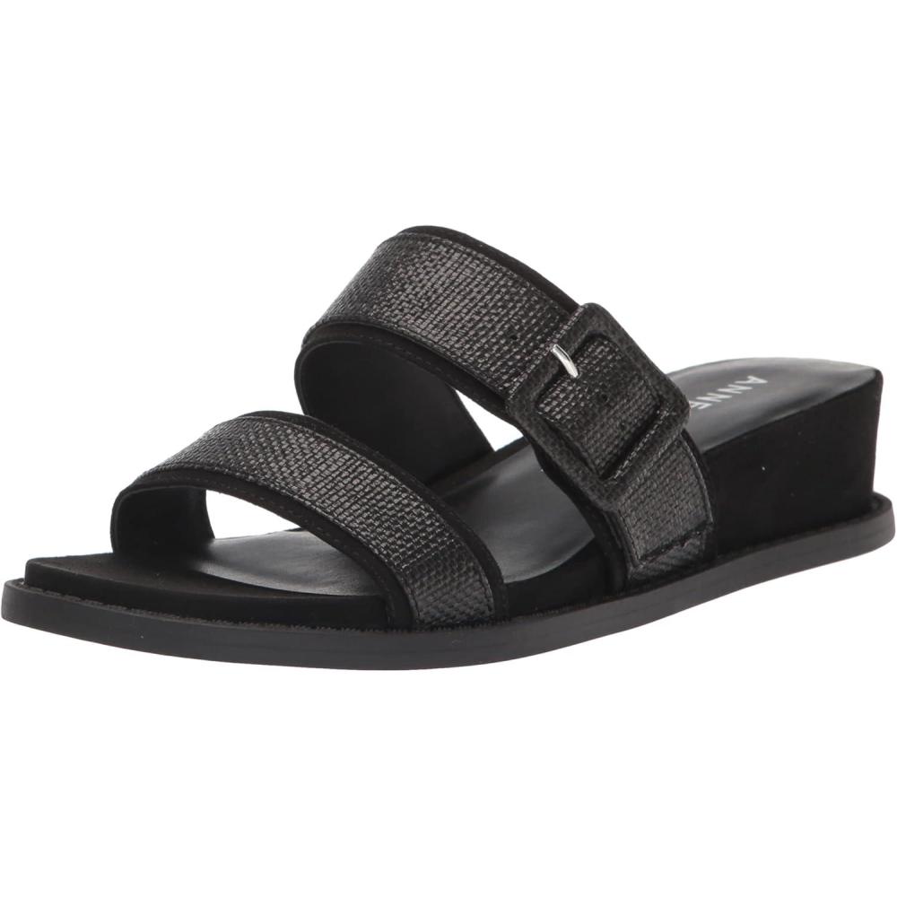 imageAnne Klein Womens Brida Slide SandalBlack