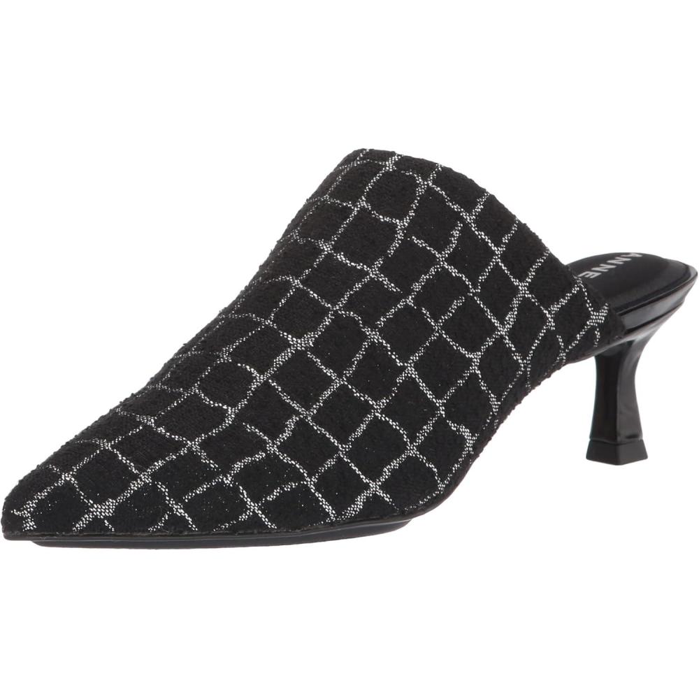 imageAnne Klein Womens Idelle MuleBlack Silver